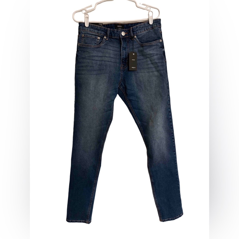 Forever 21 women’s Dark Blue Skinny Jeans